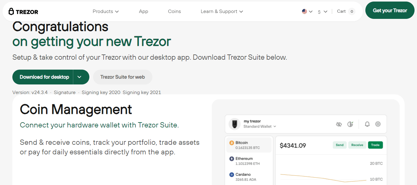 Trezor.io/start - The #1 Hardware Wallet | Official Website